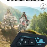İnterkom Intercom Kask Kulaklık Bt22 Bluetooth Motosiklet Kulaklık 5.0 Bluetooth - vipsepet