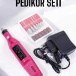 Elektrikli Manikür Pedikür Törpü Seti Protez Tırnak Nasır Temizleyici - Vipsepet