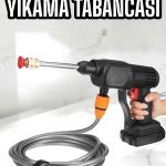 Yeni Nesil Araç Yıkama Şarjlı Tabancası Basınçlı Su Hazneli - Vipsepet
