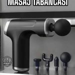 Masaj Tabancası 4 Başlıklı Kas ve Vücut Ağrıları İçin Şarjlı Darbeli - Vipsepet