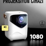 Taşınabilir Android Projeksiyon Wifi Destekli 4K Multimedia Tabanlı Ev Ve Ofis Tipi - Vipsepet