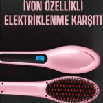 Fön Tarağı Saç Düzleştirici Sıkı Dişli Isı Ayarlı Elektriklenme Karşıtı - Vipsepet