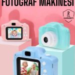 Çocuklara Özel Dijital Fotoğraf Makinesi Mini 1080P HD Kaliteli - Vipsepet