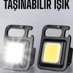 Anahtarlık Çok Amaçlı Mıknatıslı Taşınabilir Işık Led Şarjlı - Vipsepet