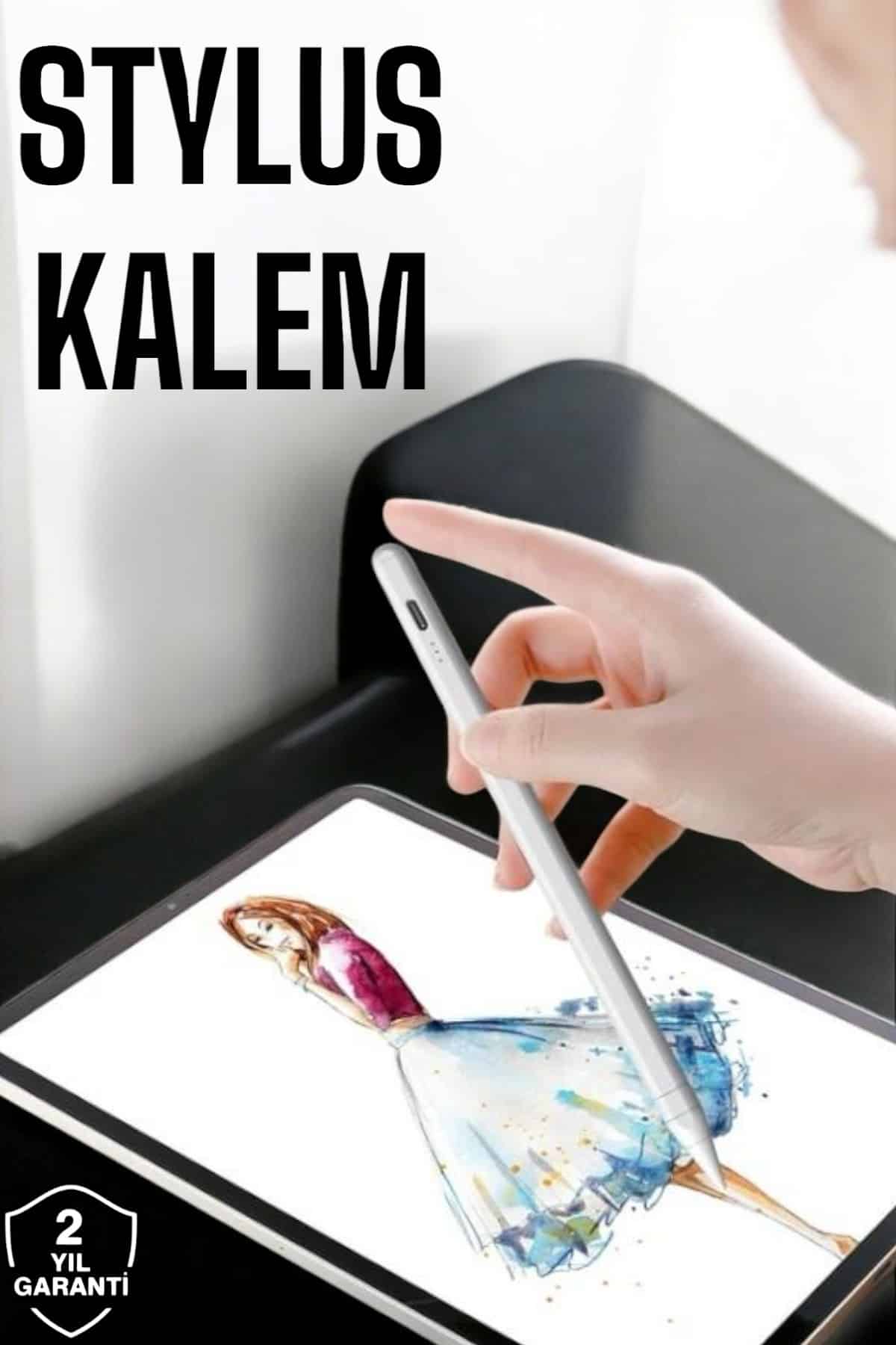 whatsapp-gorsel-2025-01-11-saat-02.12.09-f4670c57-photoroom Tablet Kalemi Stylus Pen Dokunmatik Kalem Android Ve İOS Uyumlu Şarjlı - Vipsepet - Görsel 1