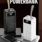 Powerbank 60.000 MAH Dijital Göstergeli 4 Portlu Taşınabilir - vipsepet