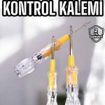 Çift Taraflı Elektrik Kontrol Kalemi Şeffaf Tornavida - Vipsepet