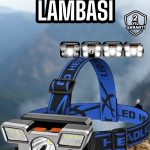 Balıkçı Kafa Lambası Led Işık 4 Farklı Mod Esnek ve Ayarlanabilir - Vipsepet