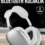 P9 Air Max Kablosuz 5.0 Mikrofonlu Bluetooth Kulaklık Beyaz Yüksek Ses Kaliteli - vipsepet