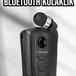 Makaralı Bluetooth Kulaklık Kulak İçi Android iOS Uyumlu Titreşimli - vipsepet