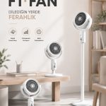 Akıllı Zamanlayıcı Özelliğiyle Enerji Tasarruflu Dikey Vantilatör - Vipsepet