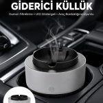 Kül Tablası Hava Temizleyici Araç Akıllı Küllük Duman Temizleyici - Vipsepet