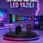 RGB LED Panel Renkli Işık Efektli Dekoratif Aydınlatma - Vipsepet