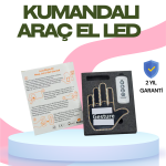 Yüksek Görünürlüklü Otomobil Jest Işığı – 3 Modlu LED Arka Cam Aksesuarı, Pratik ve Eğlenceli - Vipsepet