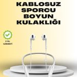 Yüksek Kapasiteli Pil Destekli Boyun Askılı Kulaklık – 100 Saat Dayanıklı - Vipsepet